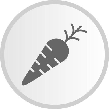 Havuç Çemberi Gri Simgesi