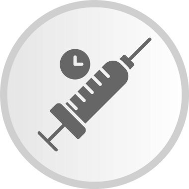 Şırınga Çemberi Gri Simgesi