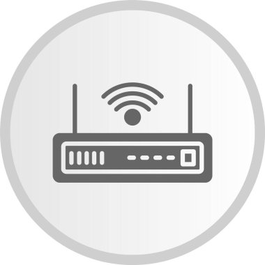 Yönlendirici Kabartma Çemberi Gri Simgesi