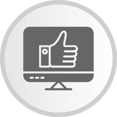 Gri Çember Simgesi gibi