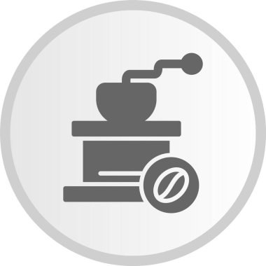 Karıştırıcı Kabartma Çemberi Gri Simgesi