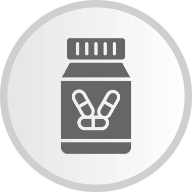 Hap kavanozu, Gri Çember Simgesi