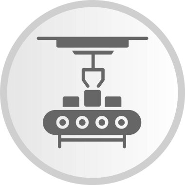 Üretim Çemberi Gri Simgesi