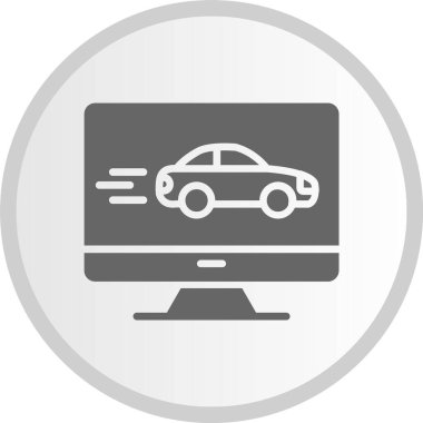 Çevrimiçi Rezervasyon Çemberi Gri Simgesi