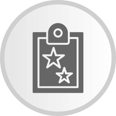 Pano Kabartma Çemberi Gri Simgesi