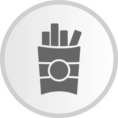 Atıştırmalıklar Çember Gri Simge