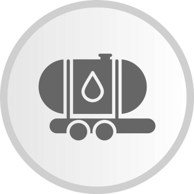 Petrol Tankı Kabartma Çemberi Gri Simge