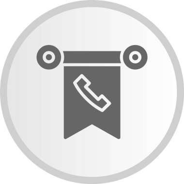 Bayrak Çemberi Gri Simgesi