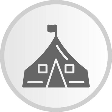 Çadır Çemberi Gri Simgesi