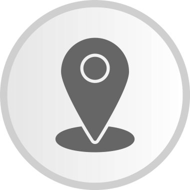 Yer Tutucu Gri Çember Simgesi