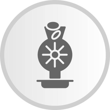 Öğütücü Gri Çember Simgesi