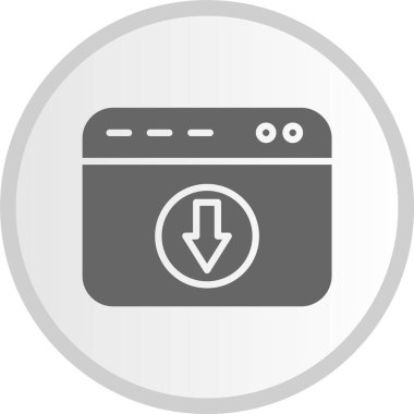 Gri Çember Simgesi İndir