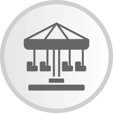 Atlıkarınca Gri Çember Simgesi