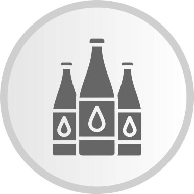 Zeytinyağı kabartma Çemberi Gri Simge