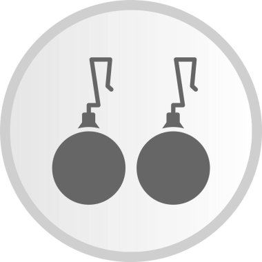 Küpeler Gri Çember Simgesi