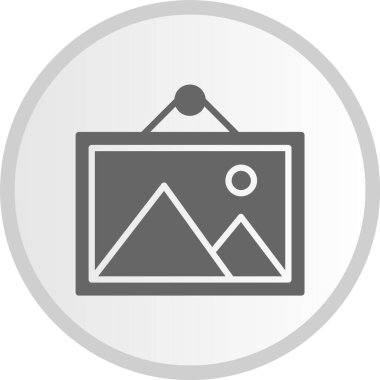 Resim Çemberi Gri Simgesi