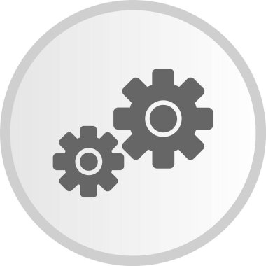 Kabartma Çemberi Gri Simgesi Ayarlanıyor