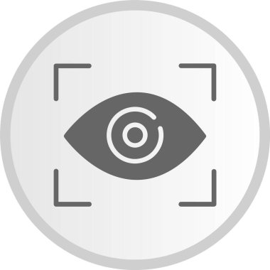 Görüntü Kabartma Çemberi Gri Simgesi