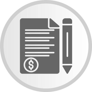 Kabartma Çember Gri Simge İddiası