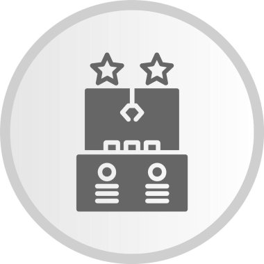 Pençe Makinesi Kabartma Çemberi Gri Simge