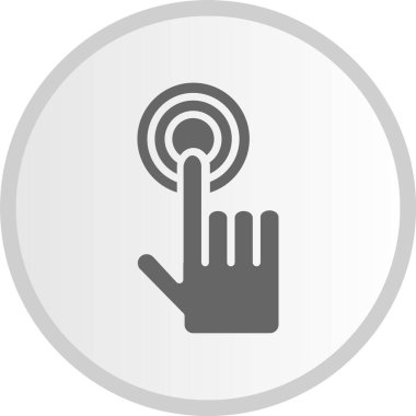 Kabartma Çemberi Gri Simgeye tıklayın