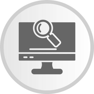 Gri Çember Simgesini Ara