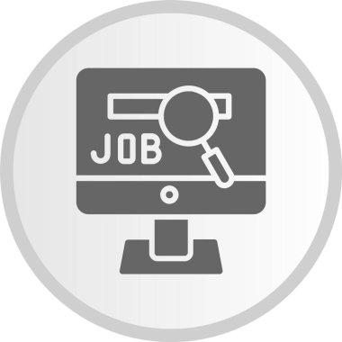 Fırsat Kabartması Gri Çember Simgesi