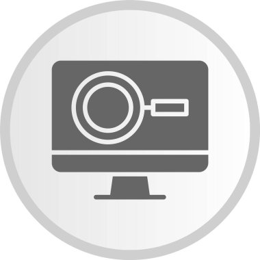 Gri Çember Simgesini Tara