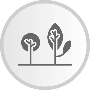 Doğa Çemberi Gri Simgesi