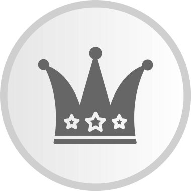 Crown Gri Çember Simgesi