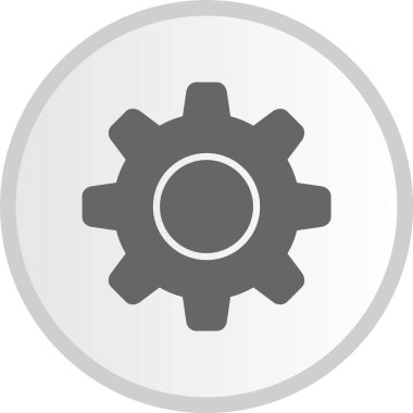 Ayarlar Gri Çember Simgesi