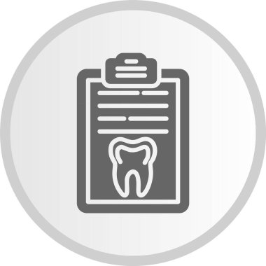 Pano Kabartma Çemberi Gri Simgesi