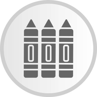 Pastel boyalar Gri Çember Simgesi