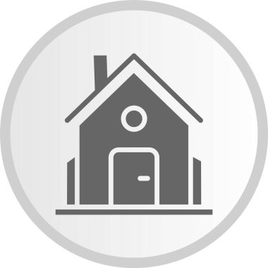 Kabartma Çemberi Gri Simgesi