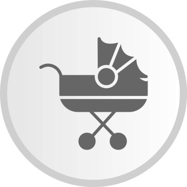 Pram Gri Çember Simgesi