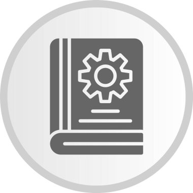 Elle İşaret Çemberi Gri Simgesi