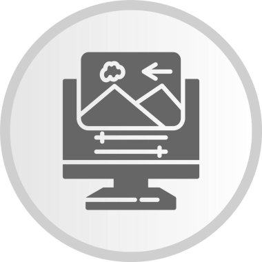 Fotoğraf Düzenleme: Gri Çember Simgesi