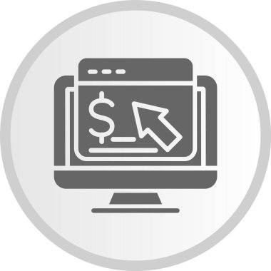 Tıklama başına Gri Çember Simgesine Öde