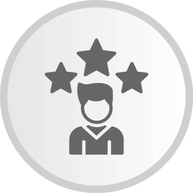 Aday Gri Çember Simgesi