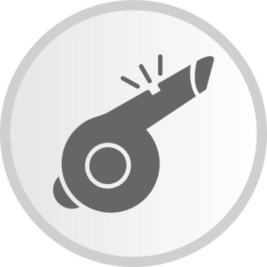 Çember Gri Simgeyi Islık Çemberi