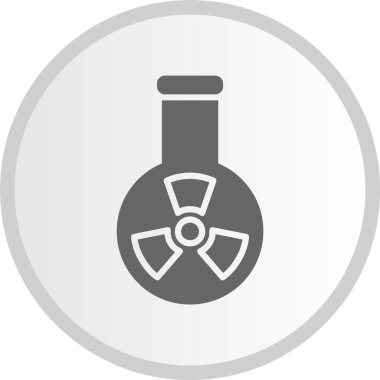 Şişenin Kabartma Çemberi Gri Simgesi