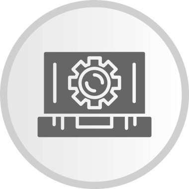 Ayarlar Gri Çember Simgesi