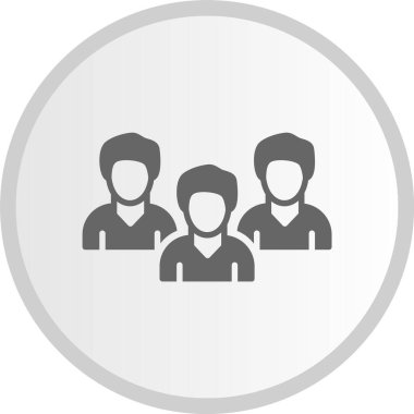 Grup Gri Çember Simgesi