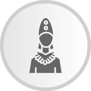 Tiyatro Kabartma Çemberi Gri Simgesi