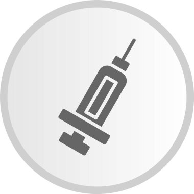 Şırınga Çemberi Gri Simgesi