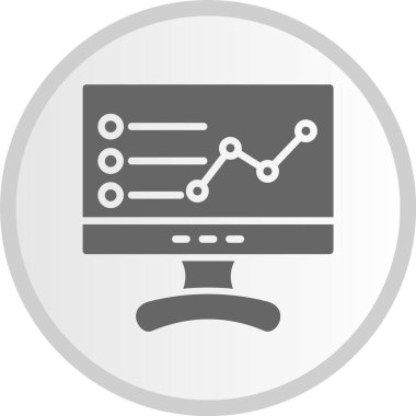 Kabartma Çemberi Gri Simgesi Raporu