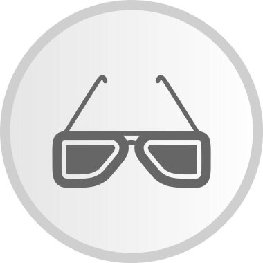 Güneş Gözlüğü Gri Çember Simgesi