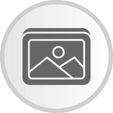 Resim Çemberi Gri Simgesi