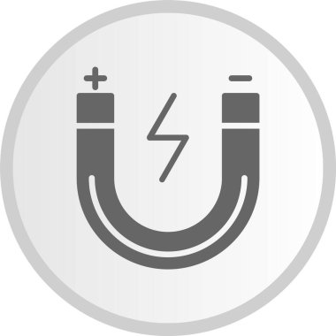 Mıknatıslı Kabartma Çemberi Gri Simgesi