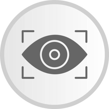 Görüntü Kabartma Çemberi Gri Simgesi